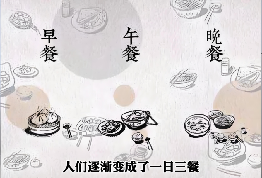 “一日三餐”的来历