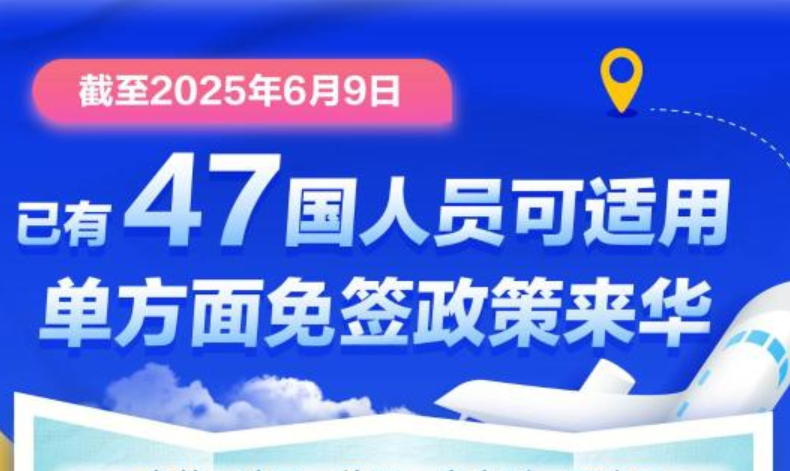 中国单方面免签“朋友圈”增至47国