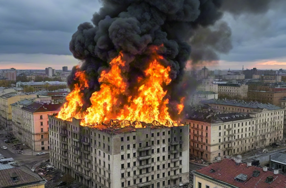 外媒:俄罗斯对基辅发动大规模空袭