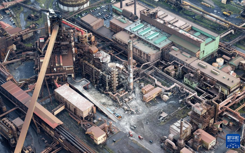 日本北海道一工厂发生爆炸并引发火灾