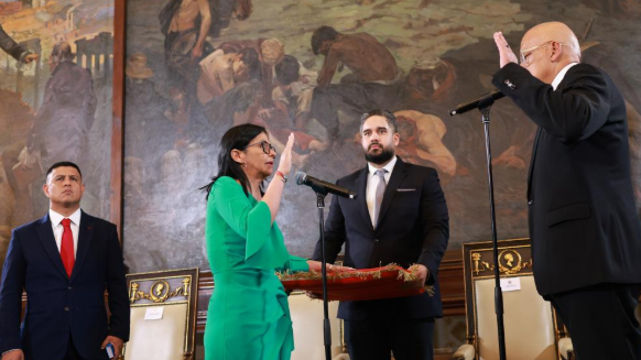 罗德里格斯回应特朗普&ldquo;自诩委内瑞拉代总统&rdquo;