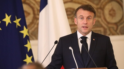 马克龙称若美加征关税　将推动欧盟启动反胁迫工具