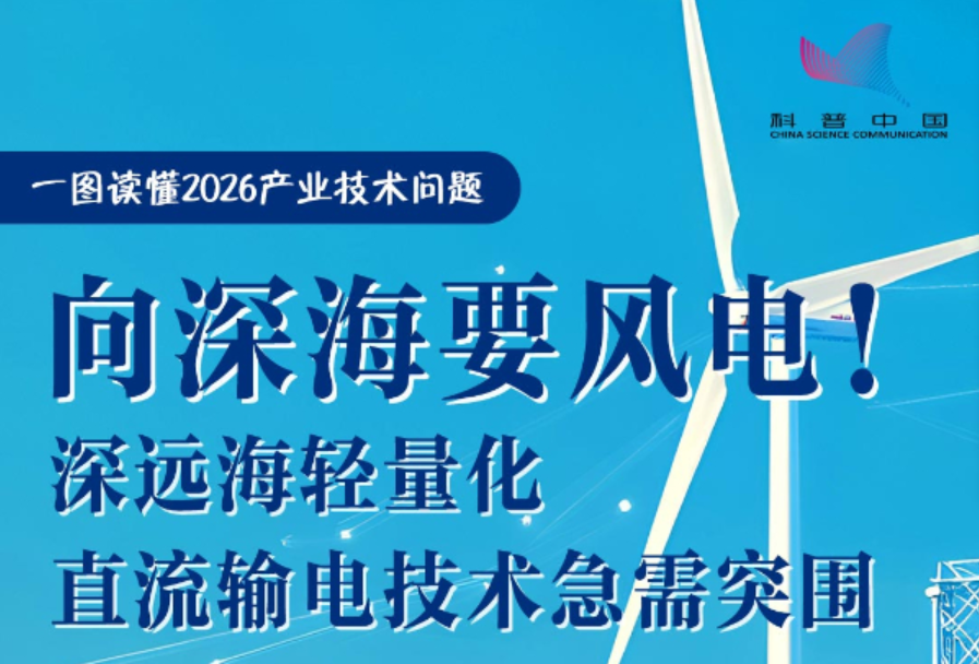 向深海要风电！深远海轻量化直流输电技术急需突围丨一图读懂2026产业技术问题